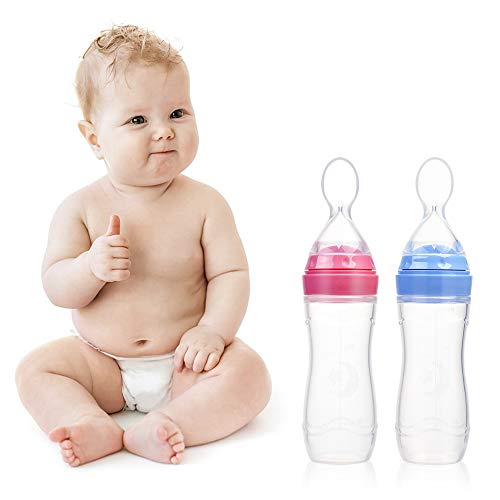Gaodear Silicone Squeeze Rice Cereal Feeding Bottle For Baby