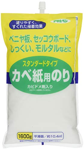 アサヒペン スタンダードカベ紙用のり 1600gの商品画像