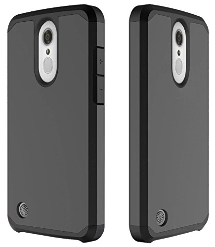 LG K20 V K20V Case, LG K20 Plus Case, LG K20 Case, LG Harmony Case, LG Grace LTE Phone Case, OEAGO Hybrid Shockproof Drop Protection Impact Rugged Case Armor Cover - Black