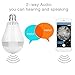 WiFi IP Camera 360 Degree Camera Surveillance Home Security Wireless Camera 1080p Full HD Wide Lens, Night Vision 2 Way Audio for Home/Office /Nanny / Pet /Baby Monitor Cam with iOS, Android App