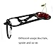 iMustech Camping Eating Utensils, 11 in 1 Multifunctional Tool, Multifunctional Spoon & Fork, Opener, Carabiner, Tableware Spoon Fork for Outdoor Camping, Multifunctional Hiking Survival Tool (Black)