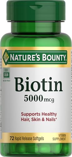 Nature's Bounty Biotin 5000mcg Softgels