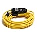 PowerTech 12 Gauge 25 Foot Yellow Extension Cord - with GFCI