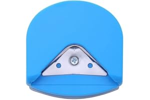 Paper Cutter Corner Cutter Cute Mini Handmade Paper Cutter Punch Round Corner Photo Card Cutter DIY Craft Tools (Blue) Durabi