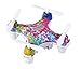 Dayan Anser Mini Drone RC Quadcopter, CX-10D CX 10D Pocket Hand Blade Nano Helicopters, Intelligent Fixed Altitude RC Aircraft, 3D Flip, One-Key Landing and Take Off, Colorful