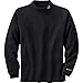 Legendary Whitetails Men's Standard Legendary Mock Neck T-Shirt, Black, X-Large