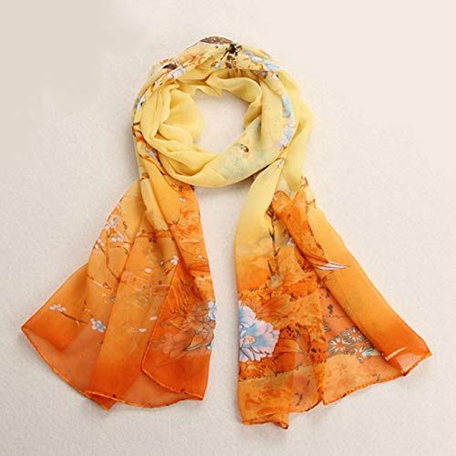 Scarves For Womens KIKOY Super Soft Chiffon Neck Scarf Shawl Stole Wraps