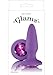 Ns Novelties Glams Anal Plug - Purple Gem