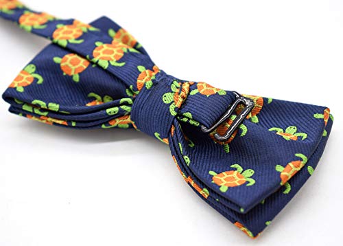 Carahere Boys Handmade Adjustable Pre-Tied Pattern Bow Ties For Kids Toddler Bow Ties (tortoise pattern)