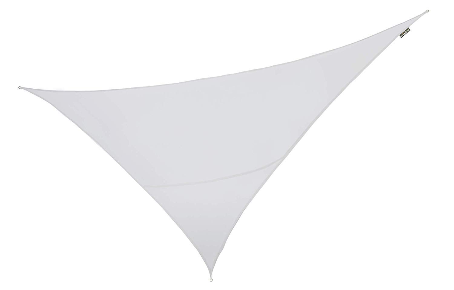 Kookaburra Waterproof Garden Sun Shade Sail Canopy in Polar White 98% UV Block (6m x 4.2m Right Angle Triangle)