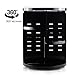Unique Home 360 Rotating Makeup Organizer,Large Capacity,Adjustable Makeup Storage ,Fit Lipsticks,Cream,Brushes,Jewerlry,Countertop Shelf, Black Circle