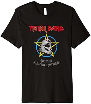 Mens Metal Band You're Not Hardcore T-Shirt Small Black