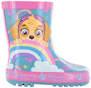 Paw Patrol Girls Lovenia Slip On Wellington Boots UK Sizes Child 5-10