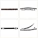 10 Pcs Acrylic Resin Hair Clips Set Minimalist Hollow Geometric Hair Pins Circle Triangle Bowknot Hair Barrettes Hair Claw Clamps Hair Styling Accessories for Women Ladies