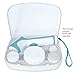 ToiletTree Products Storage Travel Case for Water-Resistant Professional Skin Care Face Body Brush System