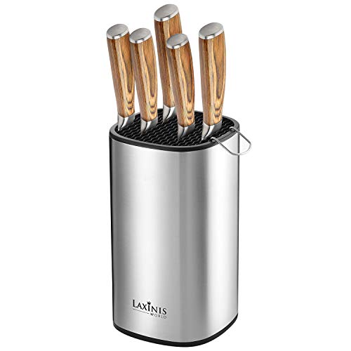 Universal Knife Block, Stainless Steel Knife Holder, Knife Organizer