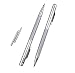 IMT Tungsten Carbide Tip Scriber 2 Pack, Aluminium Etching Engraving Pen with Clip and Magnet for Glass/Ceramics/Metal Sheet, Extra 2 Free Replacement Marking Tip