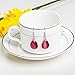 TIDOO Gorgeous Pink Cats-eye Stone Fish Hook Earrings Drop Earring for Ladies