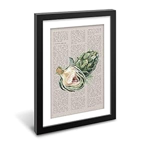 Black Paper Framed for Living Room Bedroom Abstract...