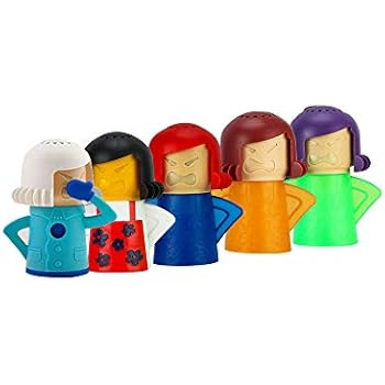 Microwave Fridge Cleaning Angry Mom Mama Oven Steam Cleaner Disinfect Household 1PC