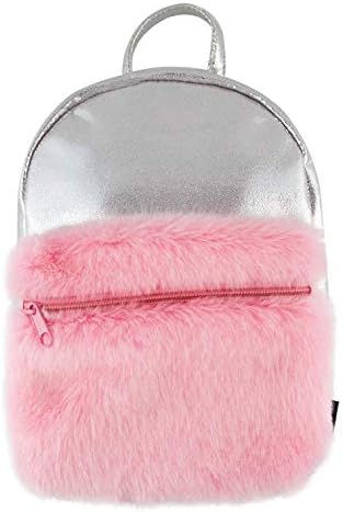 mini silver backpack