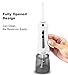 QQcute Cordless Water Flosser Portable Oral Irrigator Teeth Cleaner Rechargeable Anti Leakage 3-Mode 200ML Water Tank Waterproof Design