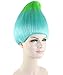 Colorful Pointy Troll Cosplay Costume Wig Collection, Multiple Color Options, Unisex, Adult & Kids Sizes