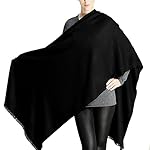 YAOYUE-US Luxurious Large Thick Solid Color Scarves Shawl Soft Pashmina Mulberry Silk Blended Wrap For Womens YAOYUE-US Luxurious Large Thick Solid Color Scarves Shawl Soft Pashmina Mulberry Silk Blended Wrap For Womens