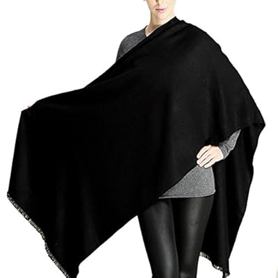 YAOYUE-US Luxurious Large Thick Solid Color Scarves Shawl Soft Pashmina Mulberry Silk Blended Wrap For Womens YAOYUE-US Luxurious Large Thick Solid Color Scarves Shawl Soft Pashmina Mulberry Silk Blended Wrap For Womens