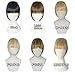 REECHO Fashion Full Length Synthetic 1 Piece Layered Clip in Hair Bangs Fringe Hairpieces Hair Extensions Color - Blonde