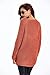 Apparel Women's Long Sleeve Lace Up Knit Pullover Sweater Dress Top