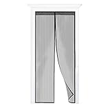 WENFENG Magnetic Screen Door, Heavy Duty Bug Screen Door with Full Frame Velcro Fits Door Size Up to 34 x 82 inch Max (Large)