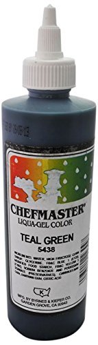 Chef Master Liqua Gel Food Color, 10.5 Ounce, Teal by Chef Master