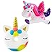 PintreeLand Kawaii Donut Unicorn Squishy Toys 2 Pack Cute Small Slow Rising Squishies Prime Gift for Girls Kids