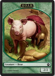 Magic: the Gathering - Boar Token (8/11) - Theros
