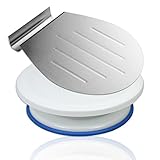 Tomnk 11inch Cake Stand Cake Turntable Cake Decorating with 10inch Cake Shovel Transfer Cake Tray Moving Plate Cake Lifter