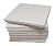 Glossy White Ceramic Tiles 4 1/4 By 4 1/4 Each Plus Guide for Tile Crafts (Set of 10)