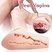 Pocket Pussy Male Masturbator with Lifelike Labia,Fondlove 3D Realistic Vaginal and Anal 8.3 inch Canal Stroker Large Masturbators Sleeve Sex Toy for Men Masturbation