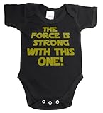 The force is strong with this one funny baby boy/girl babygrow vest ~