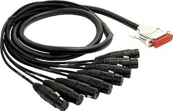 Mogami Gold DB25-XLRF-05 Analog Recorder Cable, 8