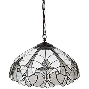 Amora Lighting Tiffany Style Hanging Pendant Lamp 18