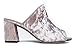 J. Adams High Heel Sandal Mule - Comfortable Everyday Slip On Heel - Trendy Cute Slipper Shoe - Peace