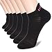 LITERRA Womens Ankle Socks Running Athletic Sport Cushion Casual With Tab 6 Pairs