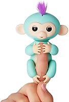 Fingerlings - Interactive Baby Monkey - Zoe (Turquoise with Purple Hair)