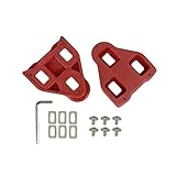 Thinvik Road Bike Cleats Compatible with Look Delta (9 Degree Float)-Indoor Cycling Peloton Pedals & Spining Class Cycle Cleat