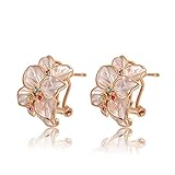 Angelady Fashion Statement Rose Earrings Best Gift For Girlfriend Pure Handmade Elegant For Women Party