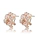 Angelady Fashion Statement Rose Earrings Best Gift For Girlfriend Pure Handmade Elegant For Women Party