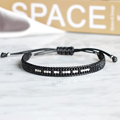 Fearless Morse code Bracelets for Women Best Friends Inspirational Gifts for Female Personalized Secret Message Friendship Empowerment Gift for Teen Girls Fashion Jewelry