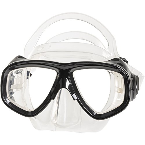 IST RX Prescription Scuba Diving Mask (Black, Nearsight -1.0)