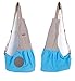 THINKPRICE Roll Over Image to Zoom in Pet Sling Carrier, Dog Sling Bag Shoulder Carry Bag with Extra Pocket for Cat Dog Puppy Kitty Rabbit Small Animals (Blue)